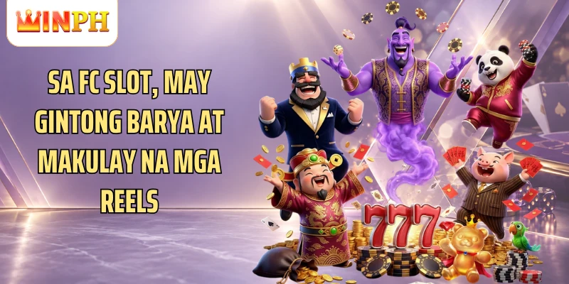 Sa FC Slot, may gintong barya at makulay na mga reels