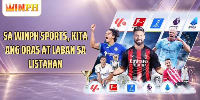 Sa Winph Sports, kita ang oras at laban sa listahan