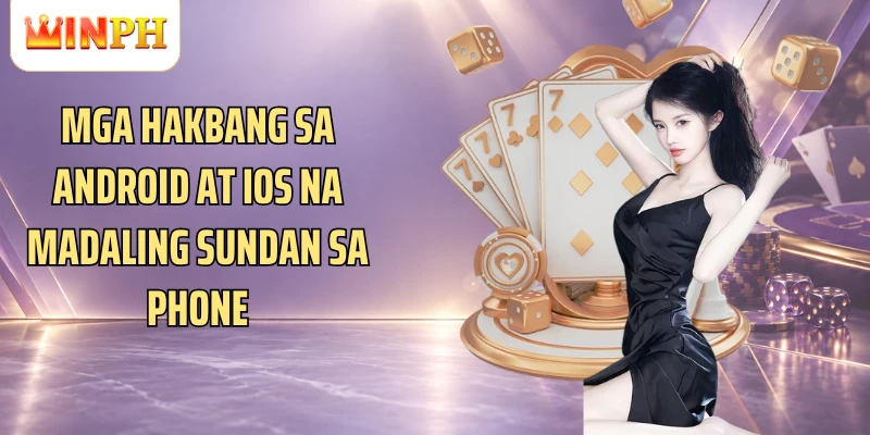 Mga hakbang sa Android at iOS na madaling sundan sa phone